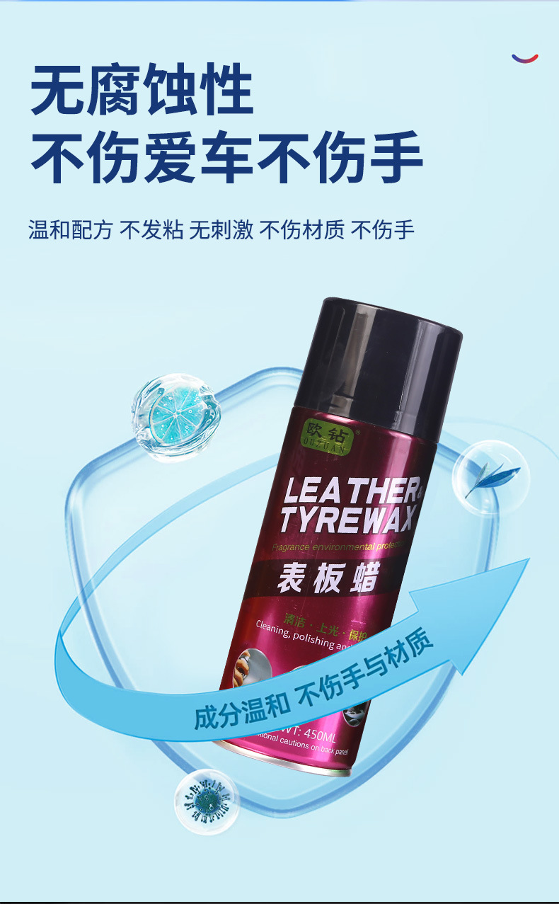 Dashboard Wax Car Dust Removal Cleaning Interior Beauty Polishing Wax