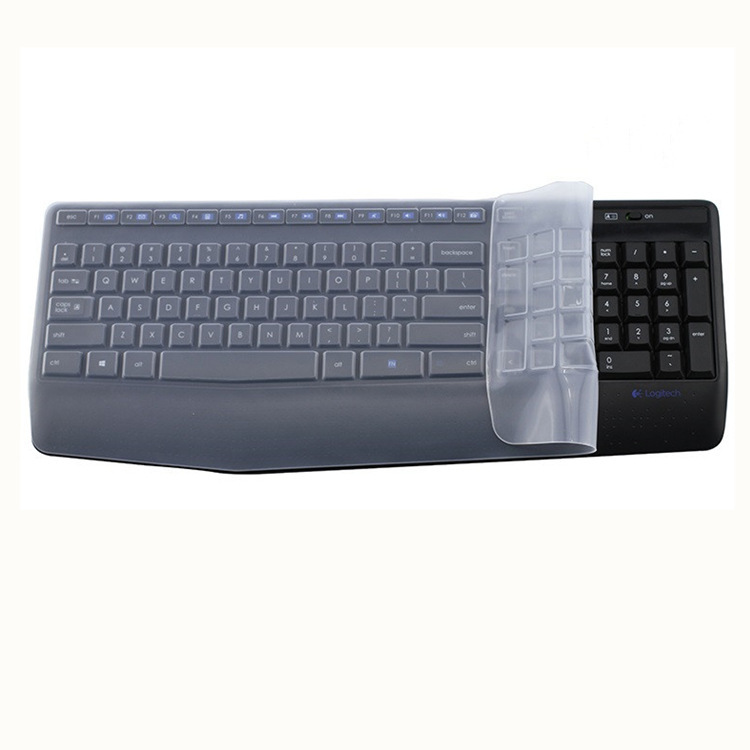 For Logitech keyboard MK345 transparent Logitech keyboard protective film silicone film dust cover factory wholesale and retail