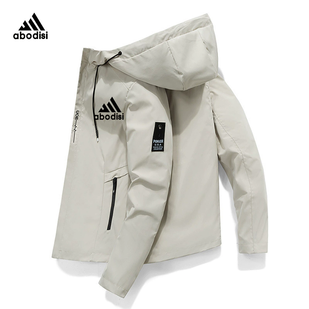 Трансграничная весенне-осенняя новая молодежная мужская куртка, повседневная спортивная толстовка с капюшоном, удобный кардиган на молнии, топ сейчас