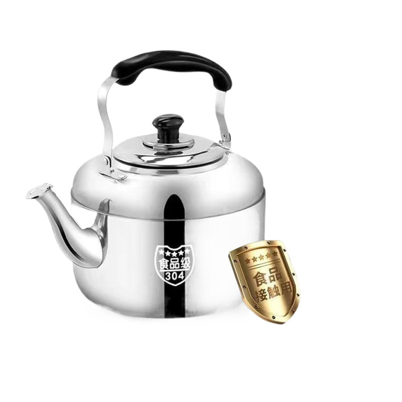 Extra-thick kettle induction cooker gas 3 to 10 liters 304 stainless steel thick sound kettle large capacity whistle