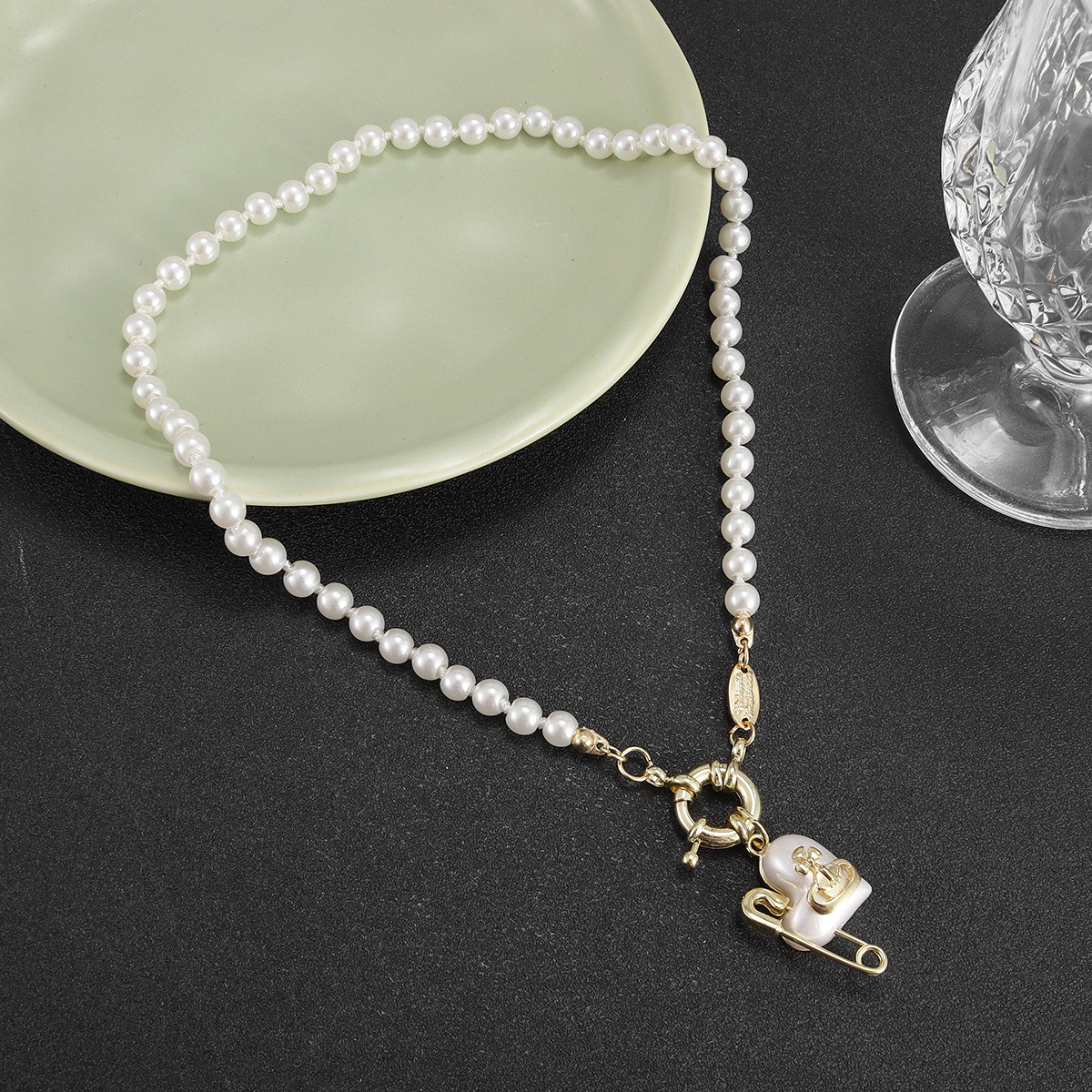 Imperatrice vedova Xi, spilla di perle, collana dell'amore, ciondolo di Saturno, lusso leggero, piccolo popolare, di alta qualità, dolce e fresco_voghion.com