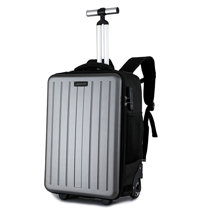 Nueva fábrica al por mayor de gran capacidad cáscara dura negocio trolley viaje equipaje mochila hombres y mujeres