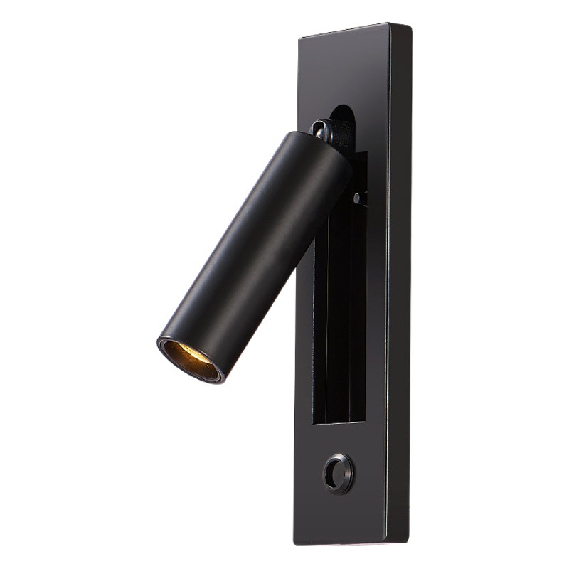 Nuevo incrustado lámpara de pared americana Lámpara de lectura de cabecera del hotel lámpara LED creativa lámpara empotrada lámpara de la habitación