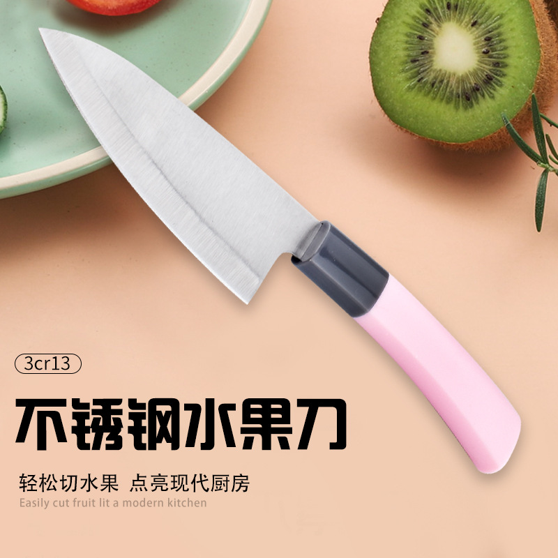 阳江不锈钢水果小刀酒吧奶茶店家用厨房刀具锋利削苹果切水果批发
