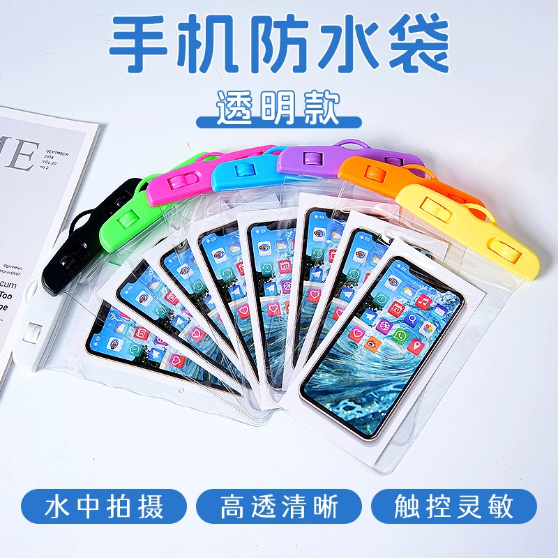 Водонепроницаемый прозрачный чехол для телефона в наличии для дайвинга, плавания, доставки, езды на велосипеде, с ремешком на руку, герметичный, портативный для активного отдыха