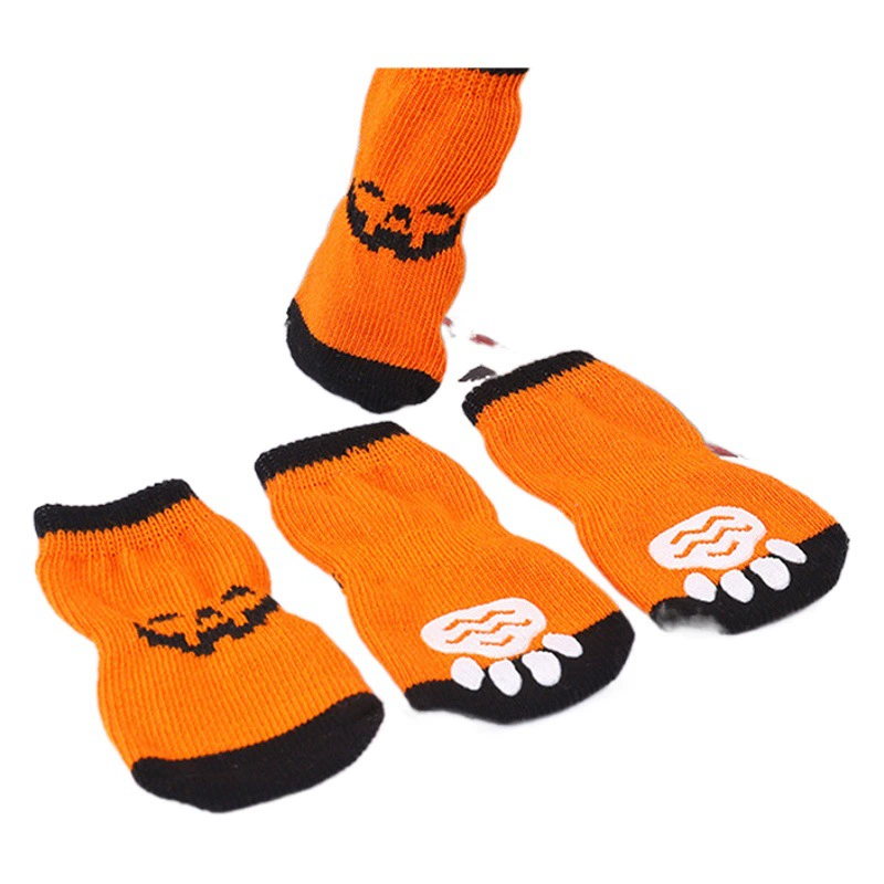 Удобные и бесшумные чехлы для лап животных, дышащие, нескользящие, подходят для всех сезонов, маленькие текстильные милые носочки, дышащие и нескользящие.