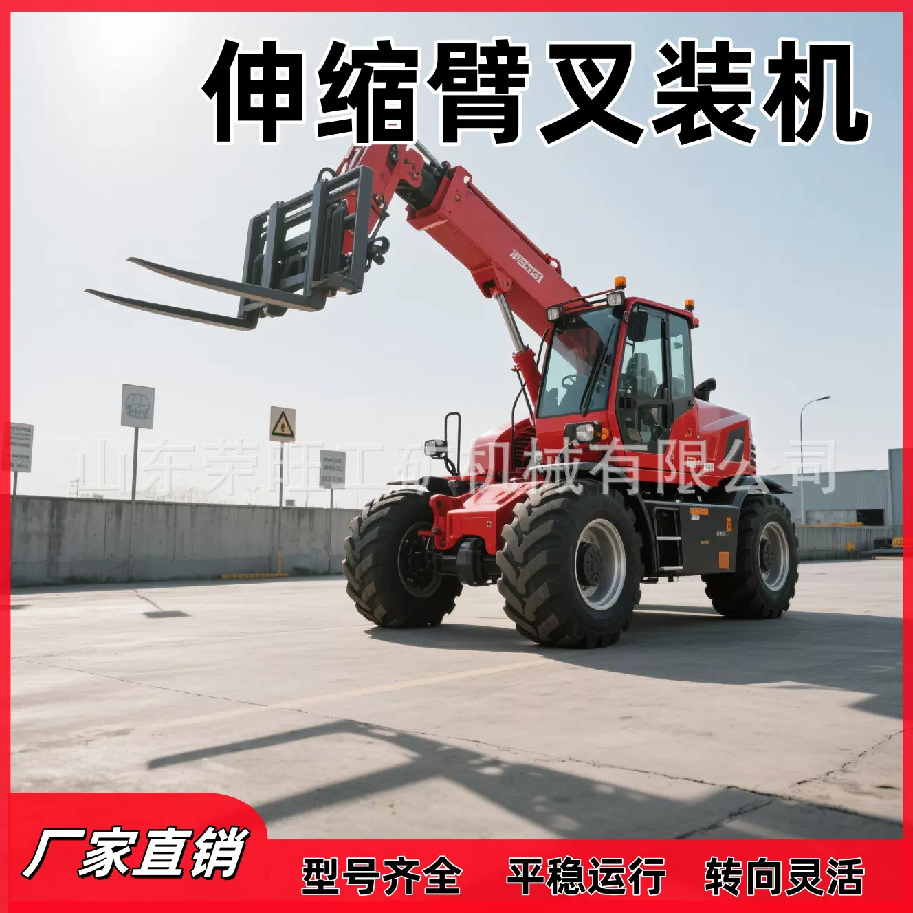 多功能伸缩臂叉装机建筑工程农用起重设备高空物料装卸搬运叉装车