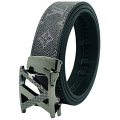 新しいメンズ合金自動バックルトレンディなファッションホットスタイルクラシック老眼ベルトシンプルなハイエンドの青と高齢者のベルト