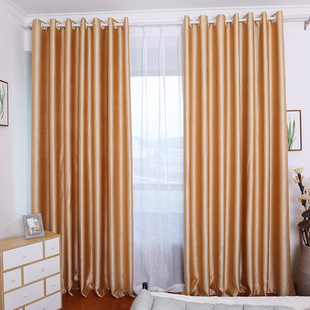 Wholesale thickened shading curtain wine red windproof simple hotel background wedding bedroom bay window living room cloth