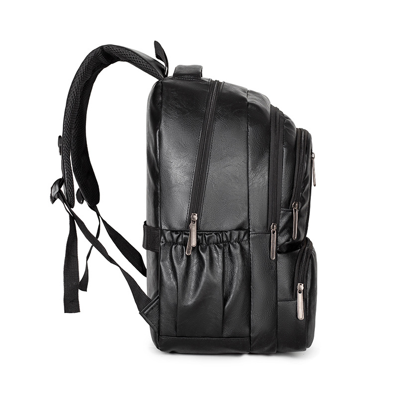 2025 nueva mochila de gran capacidad, color sólido, anti-salpicaduras de agua, ocio, mochila escolar para estudiantes de secundaria, mochila de viaje de negocios