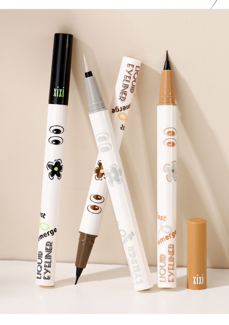 xixi Emerging Quick Eyeliner Pen is waterproof, sweat-proof, and does not smudge the lower eyelashes. It is a liquid eyeliner pen specifically designed for makeup artists undefined