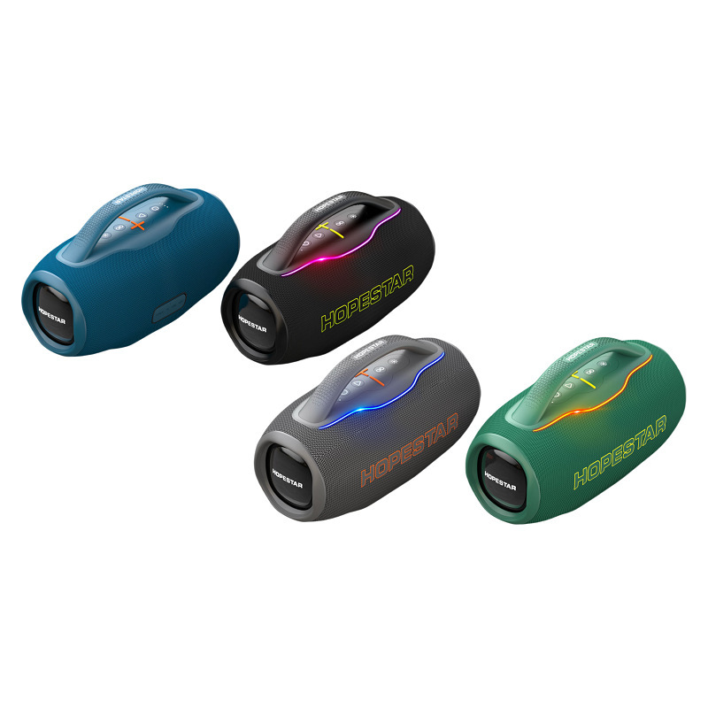 ハイパワー Bluetooth スピーカー 80 ワット屋外ポータブルマイクカラオケサブウーファー RGB カラーライトスピーカー|undefined