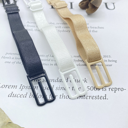 Manufacturer sports bra adjustable shoulder straps 1CM fixed extension buckle underwear accessories OPP packaging