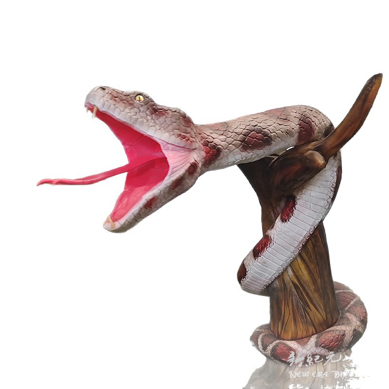Modelo de simulación de dinosaurios modelo de pitón eléctrica mecánica gran fuerza fábrica de dinosaurios simulación de origen animal fabricante