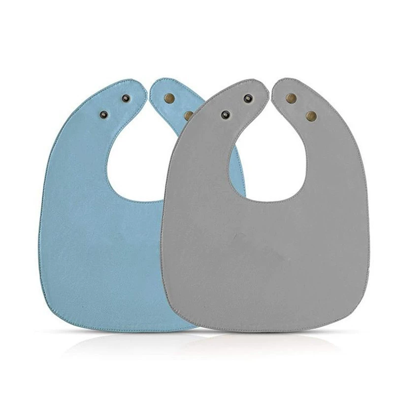 Детские обеденные нагрудники в корейском стиле, съемные водонепроницаемые рисовые карманы для малышей, водонепроницаемые и грязеотталкивающие кожаные шарфы.