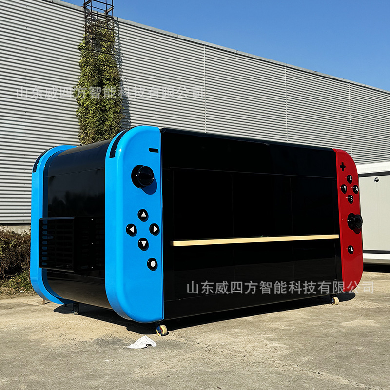 超大仿真游戏主机餐车 品牌活动宣传展示道具 可移动商业美陈