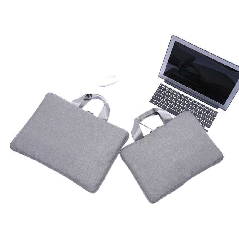 Cross-Border Computer Bag, Laptop Bag, Portable Briefcase for Men and Women, Business Trip Travel Bag, Breathable, Wear-Resistant, Commuting