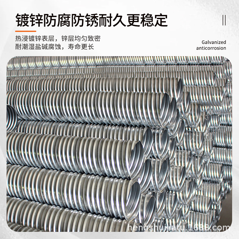 波纹管金属桥梁预应力波纹管混凝土桥梁大口径预埋螺旋管厂家现货