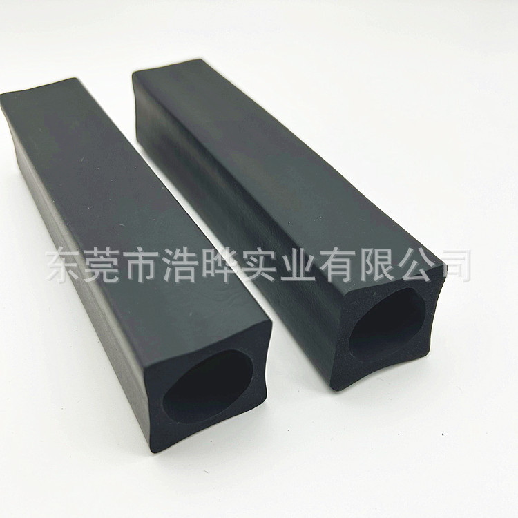 厂家异型黑色内方外方nbr发泡管 按客户图纸生产