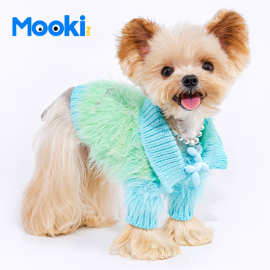 mookipet狗狗冬季衣服批发加厚小中型犬比熊约克夏宠物猫毛衣保暖