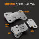 Wooden Case Air Case Stainless Steel Buckle Rotary Butterfly Lock Field Rotomolding Case Toolbox Buckle J808A