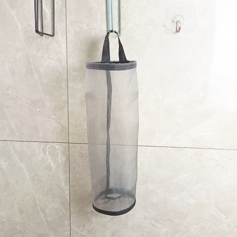 Storage system, plastic garbage bag, storage bag, shoe covers, hanging organiser
