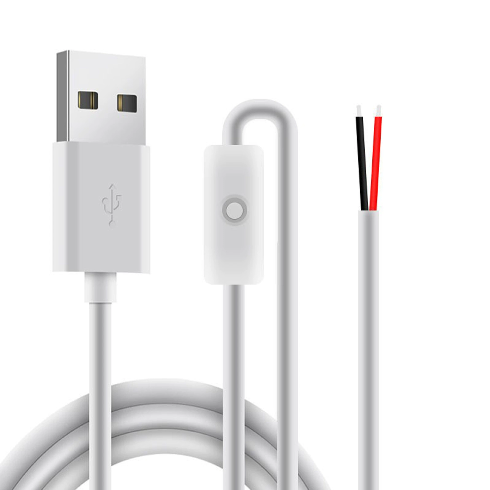 USB-ослабляющий провод USB двухцветный нольлам, 1-метровый провод ручной подвижной переключатель линии USB переключающий провод