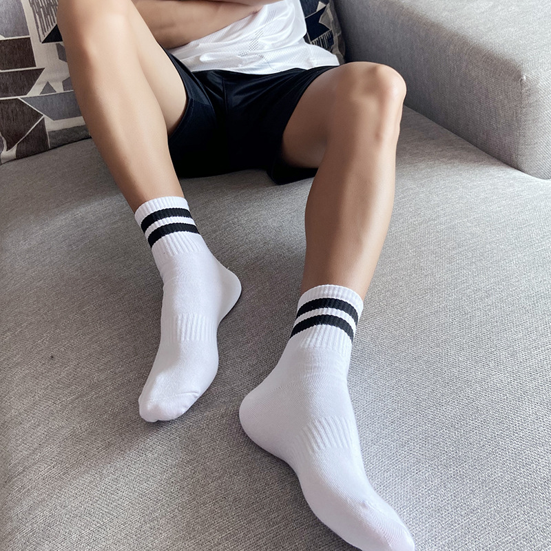 trend cotton breathable basketball socks
