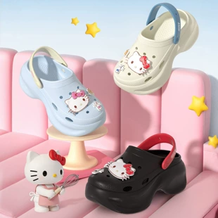 Сандалии-кроксы Hello Kitty с поддержкой свода толстая подошва для дома и улицы