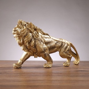 Dark Zone Breakout Lion Ornament Desktop Light Luxury High-End Ornament Living Room Modern Modern Home Office Three-Dimensional