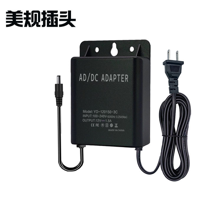 12V1.5A Power Adapter Us Standard Plug Input 100-240V Charger Router Dc 12V1.5A Power Adapter Us Standard Plug Input 100-240V Charger Router Dc
