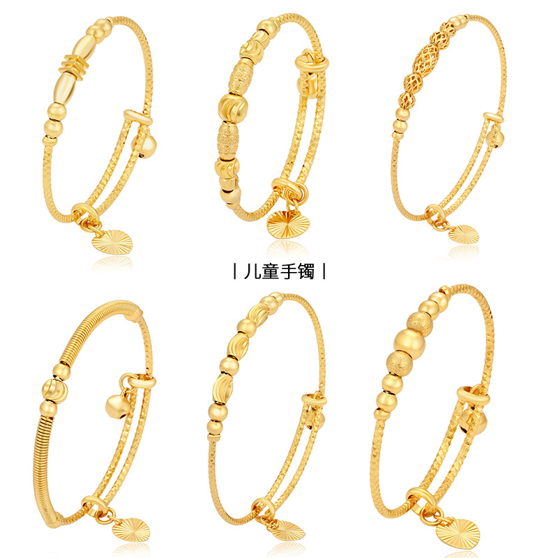 Xuping jewelry alloy gold-plated beads b...