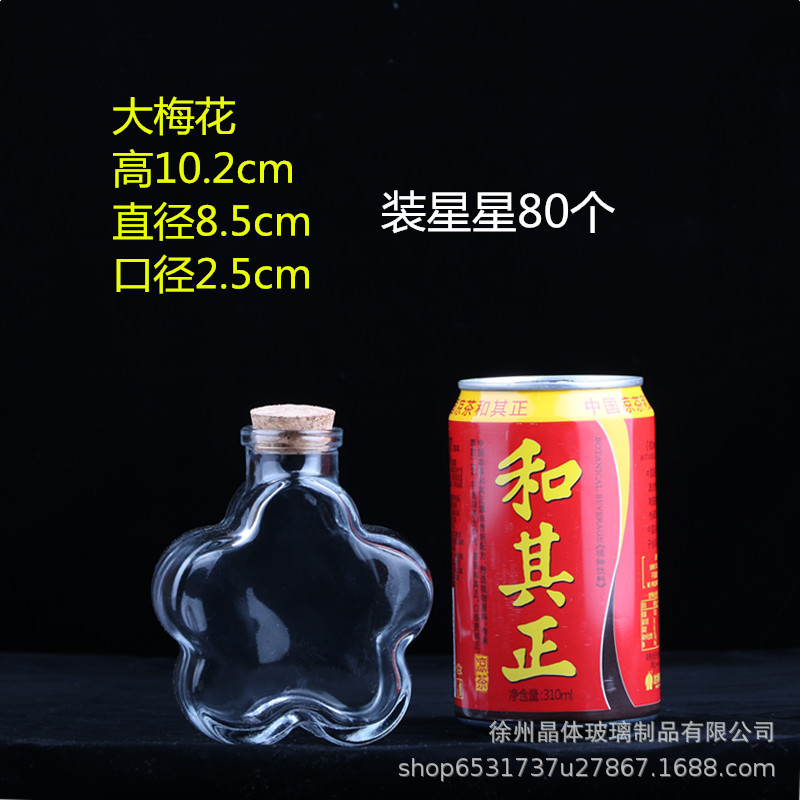 Botella de deseos DIY botella de vidrio botella de estrella regalo creativo botella de arco iris botella de mar