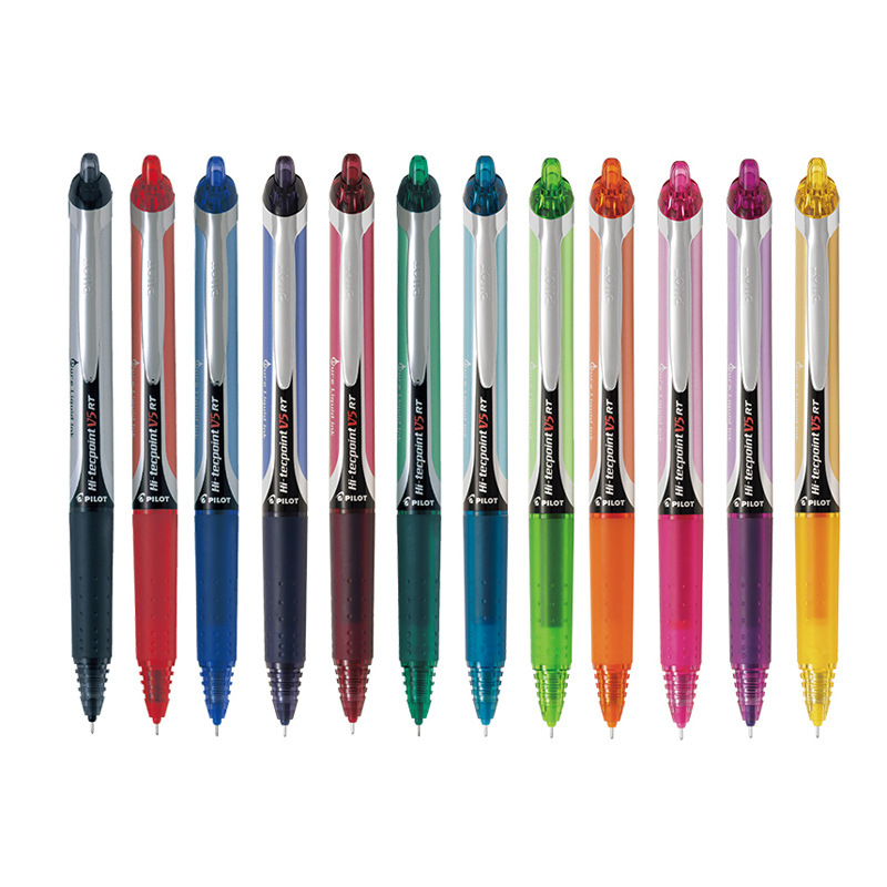 Japanese Baile pen PILOT development King ballpoint pen BXRT-V5 press gel pen signature color pen