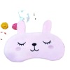 Cartoon plush night sleep mask, airplane for traveling, gel, Korean style, eyes protection