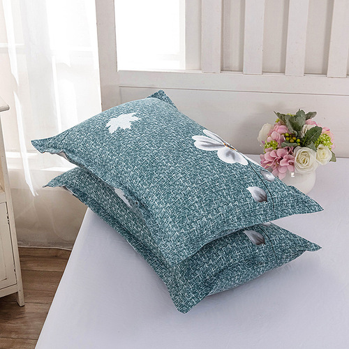 Reactive printing light luxury brushed imitation cotton pillowcase wholesale pillowcase bedding pillow core cover manufacturer