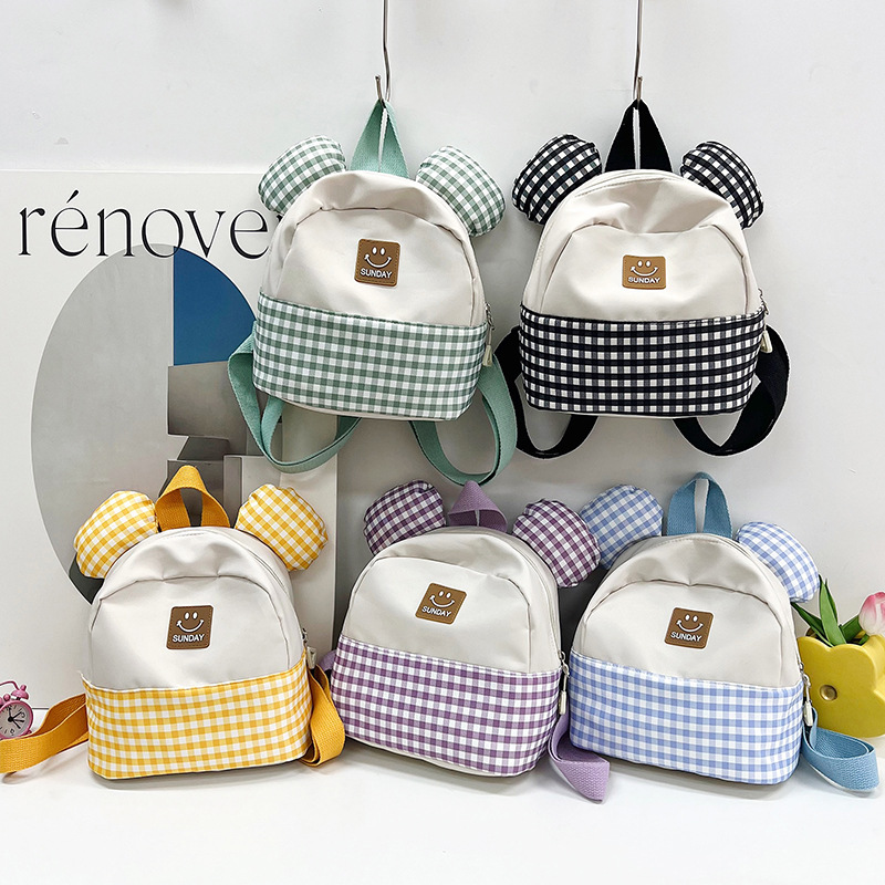 Children's Fashion Dual-Shoulder Backpack Summer New Outdoor Backpack for Boys and Girls, Primary School Students, Kindergarten Campus, Small Schoolbag