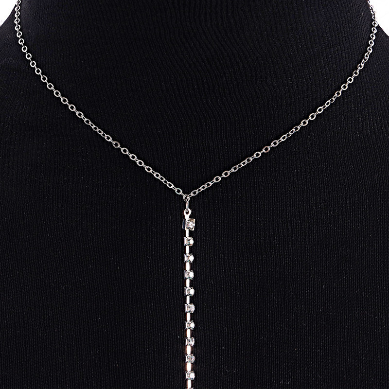Fashion Geometric Metal Plating Body Chain