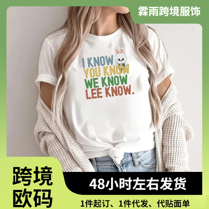 Cute Summer Vibes, I Know You Know Lee Knows the Name of the Stray Children Shirt, Interesting Skzoo Leebit