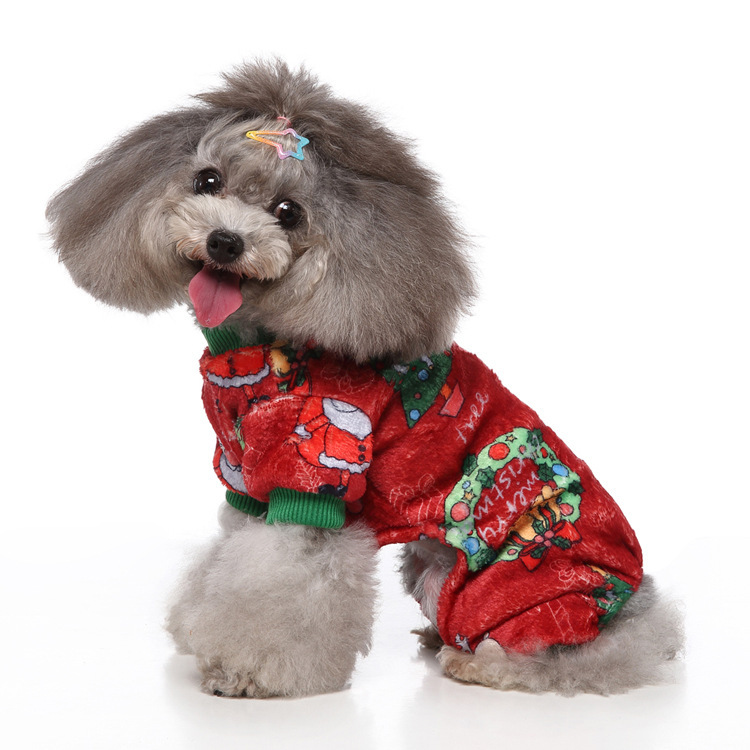 クロスボーダー犬ハロウィンクリスマスドレスアップペット服ドレスアップ面白い新しい奇妙な犬服|undefined