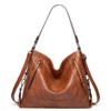 Retro capacious one-shoulder bag, suitable for import, city style