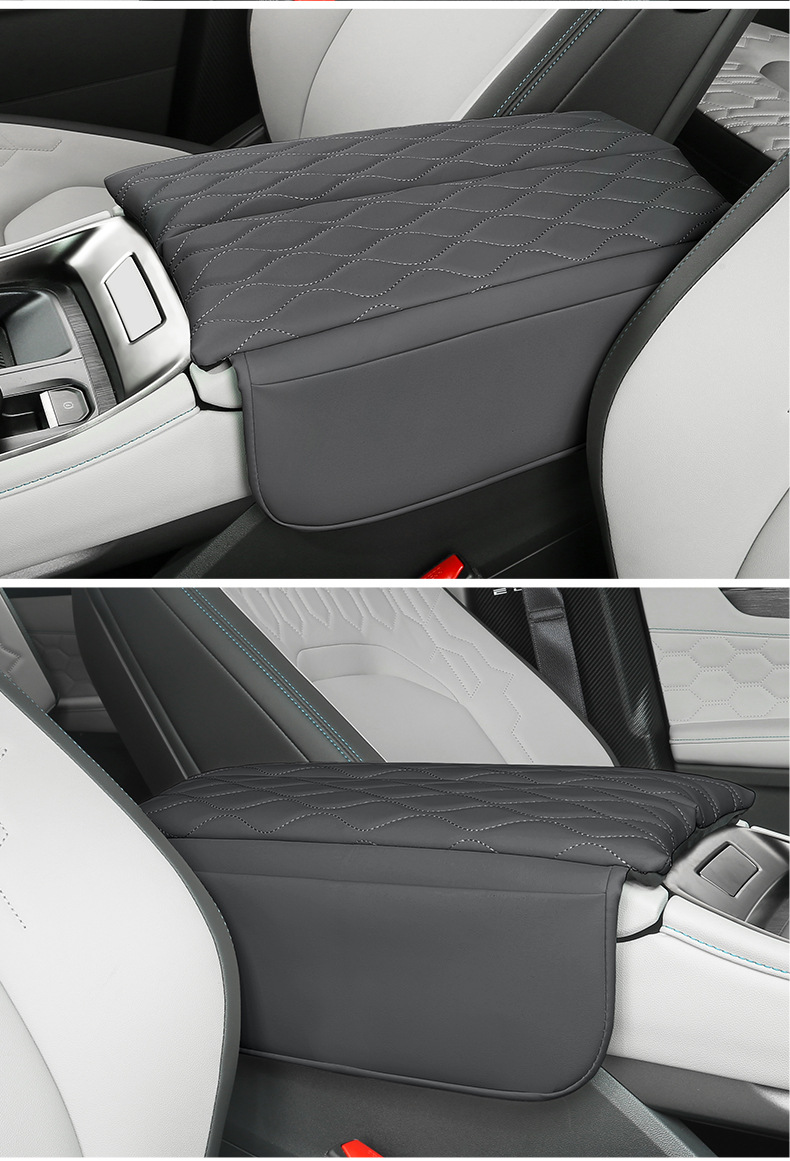 Suitable for 23 Ford Sharp L Armrest Box Memory Foam Highening Pad Central Armrest Protection Interior Automotive Products