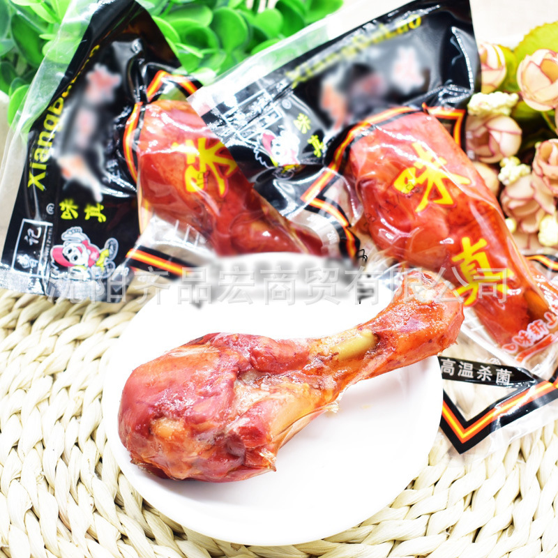 Cao Ji flavor really big chicken leg spiced braised cooked snacks delicious fat tender 90g wholesale delivery online popular snacks