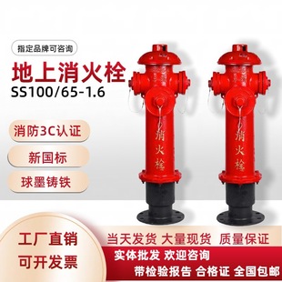 Above-Ground Fire Hydrant/Above-Ground Hydrant/Outdoor Fire Extinguisher/Collision-Proof Outdoor Fire Hydrant Ss100/65-1.6 Tianguang