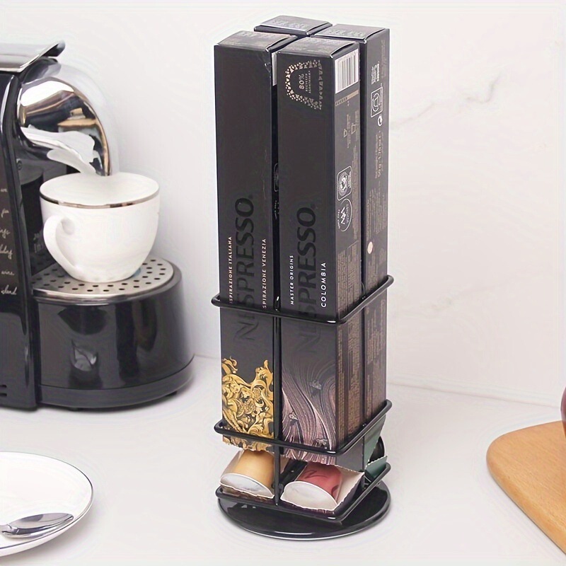 40 Nespresso Nespresso Coffee Capsule Rack Rotating Metal Storage Rack Single Storage