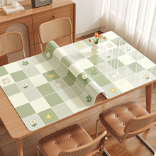 小清新餐桌垫防油防水防烫轻奢高级感免洗桌布2025新款桌面保护垫