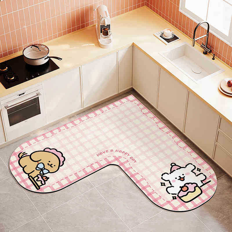핑크 줄무늬 케이크 강아지