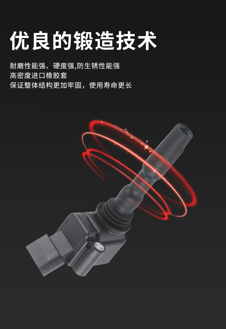 Ignition Coil 04E905110A 04E905110B 04E905110C 0986221057 Suitable for Audi