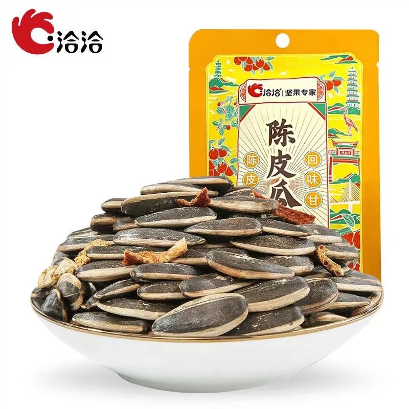 洽洽陈皮味瓜子108g/袋藤椒葵花籽焦糖海盐坚果炒货休闲零食