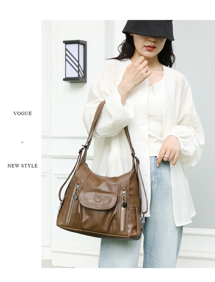 Trendy Women Shoulder Bag Large Capacity Versatile Crossbody_voghion.com